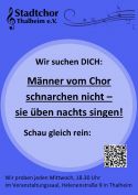 Mannerwerbung blau A4